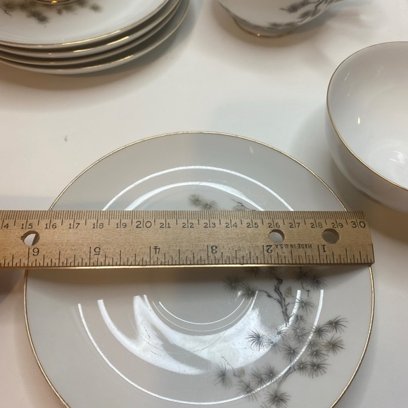 Fine China Japan Vintage PINEDALE Teacup and Saucer Set Of 5 Harmony House - Picture 13 of 13